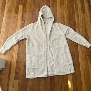 LOFT Cream Hooded Sweater